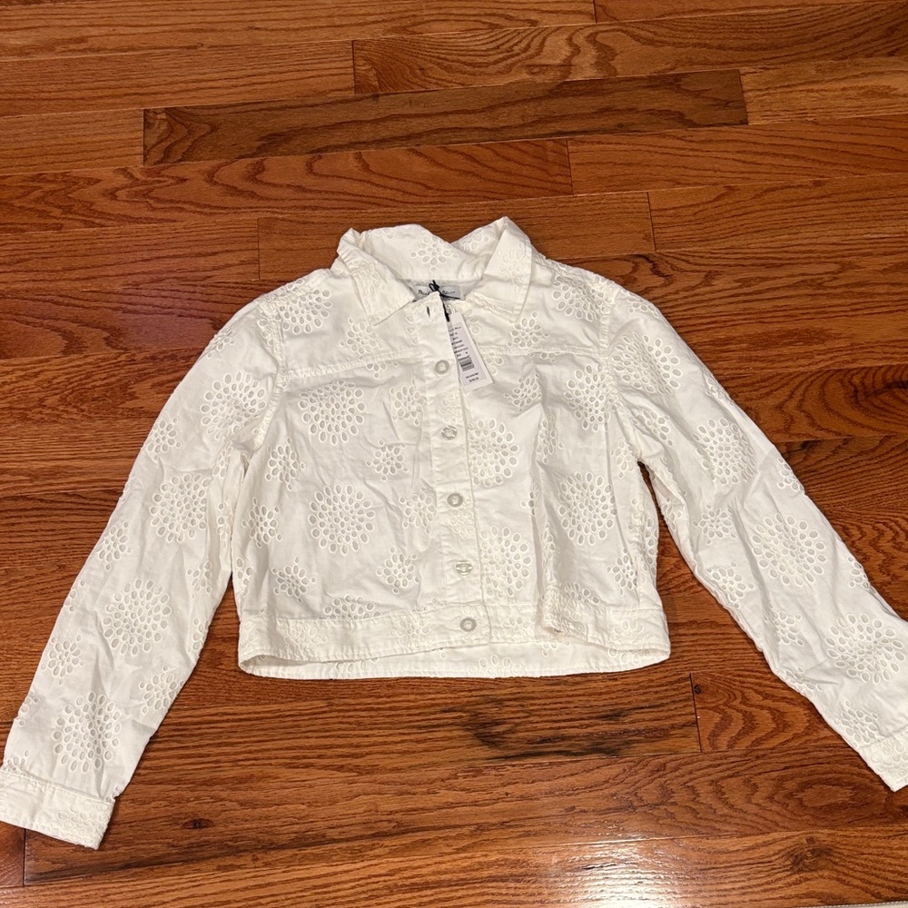 Michael Stars White Button Down Shirt